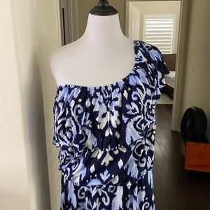 I-N-C Strapless jersey knit sundress